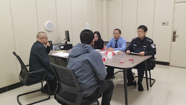 津市市检察院司法警察能动履职保障认罪认罚案件同步录音录像工作顺利进行